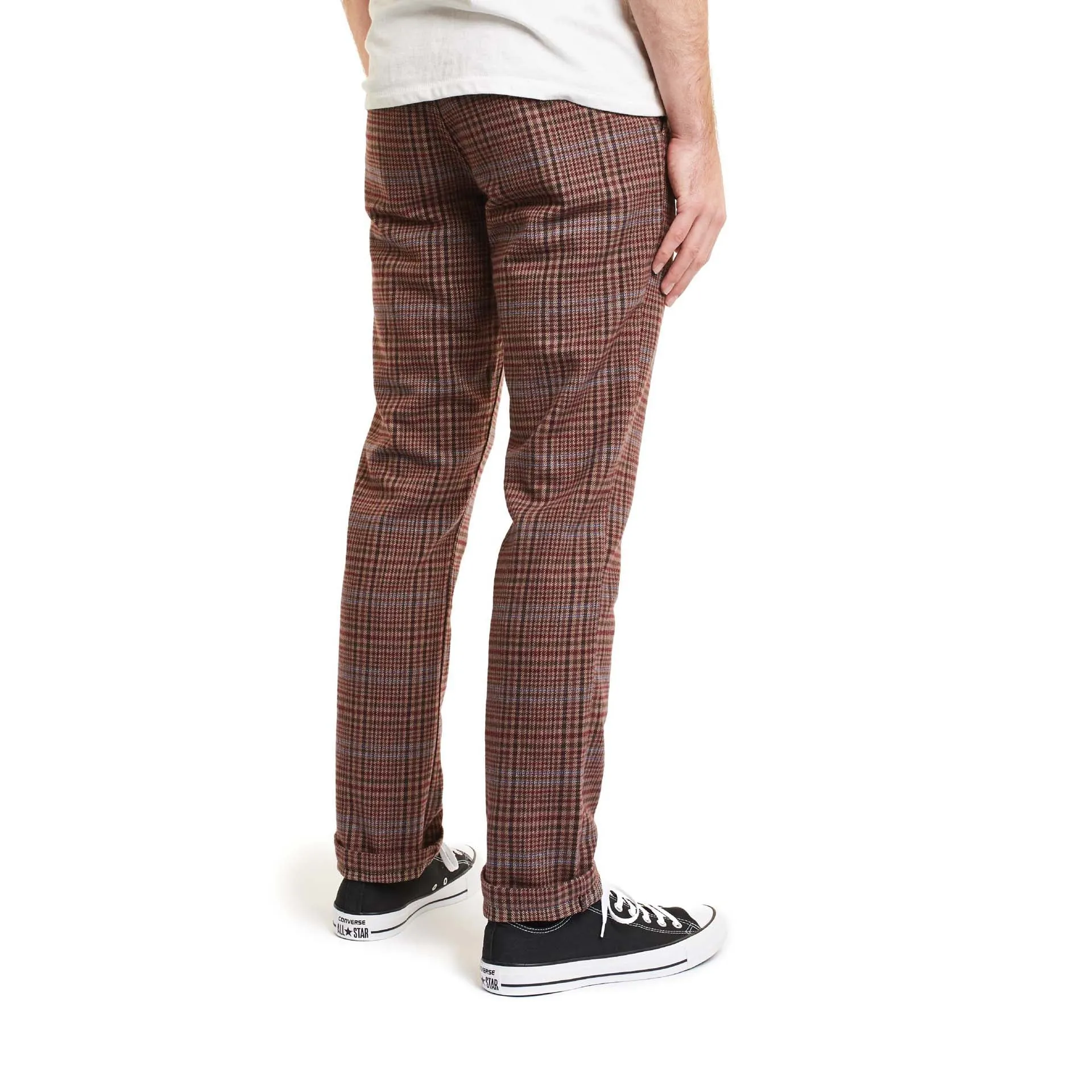 Reserve Chino LTD Pant - Aluminum/Plum Plaid