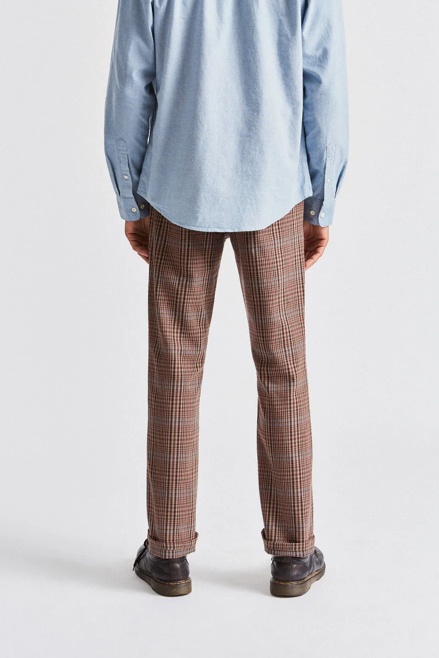 Reserve Chino LTD Pant - Aluminum/Plum Plaid