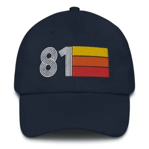 Retro Tri-Line 1981 Baseball Dad Hat