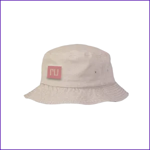 RuPaul Khaki Bucket Hat with Embroidered Woven Label