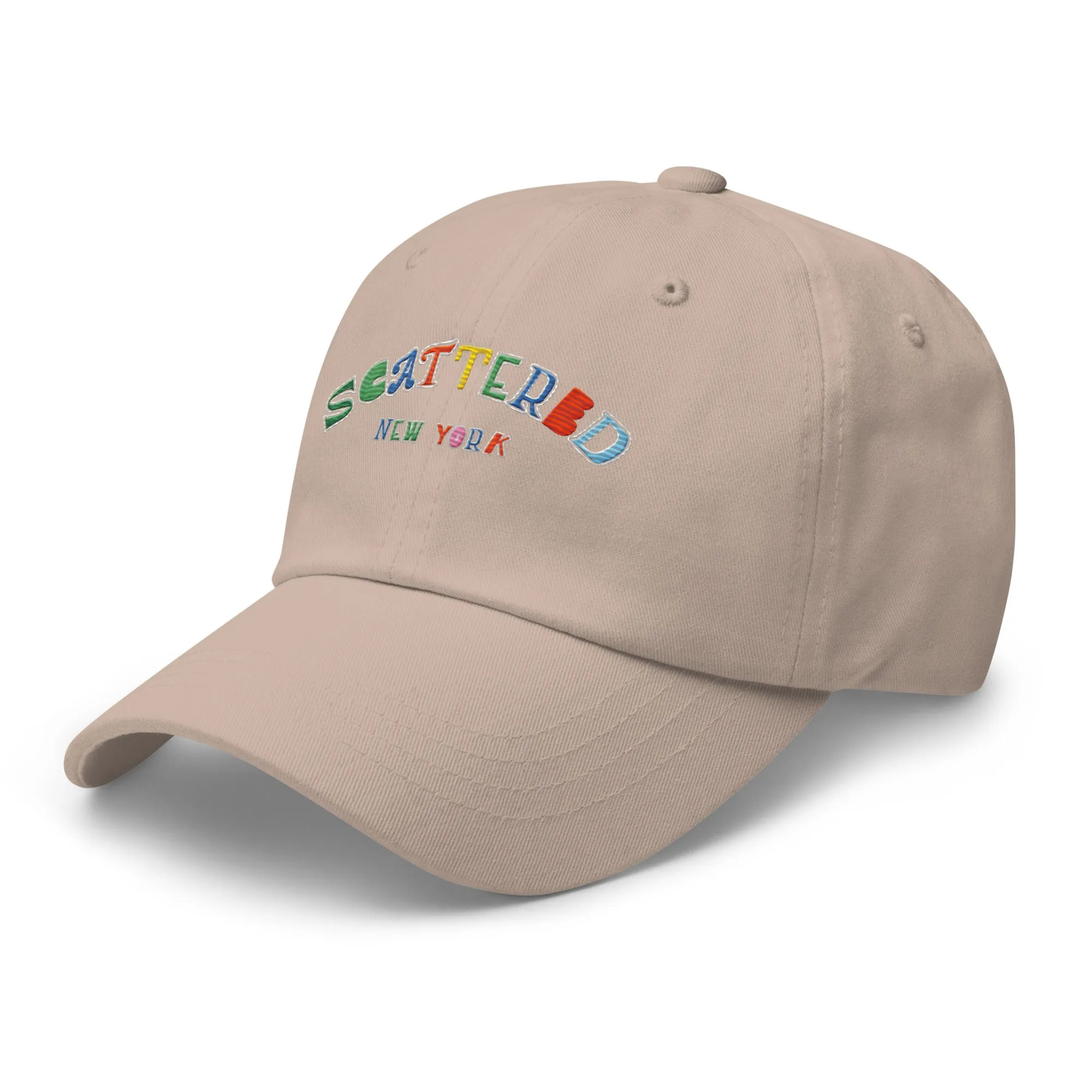 Scattered Van Cleef Style Logo Embroidered Dad Hat