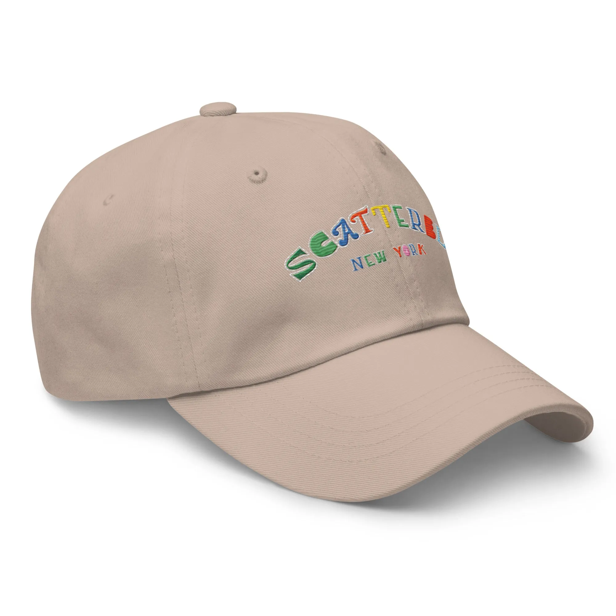 Scattered Van Cleef Style Logo Embroidered Dad Hat