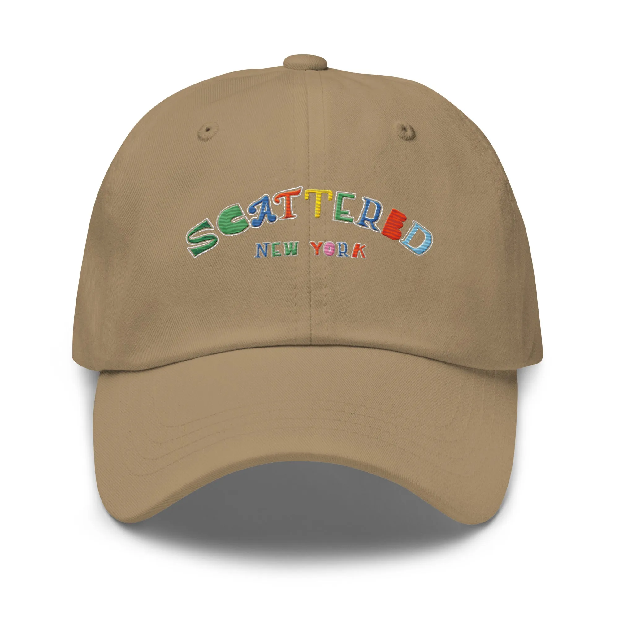 Scattered Van Cleef Style Logo Embroidered Dad Hat