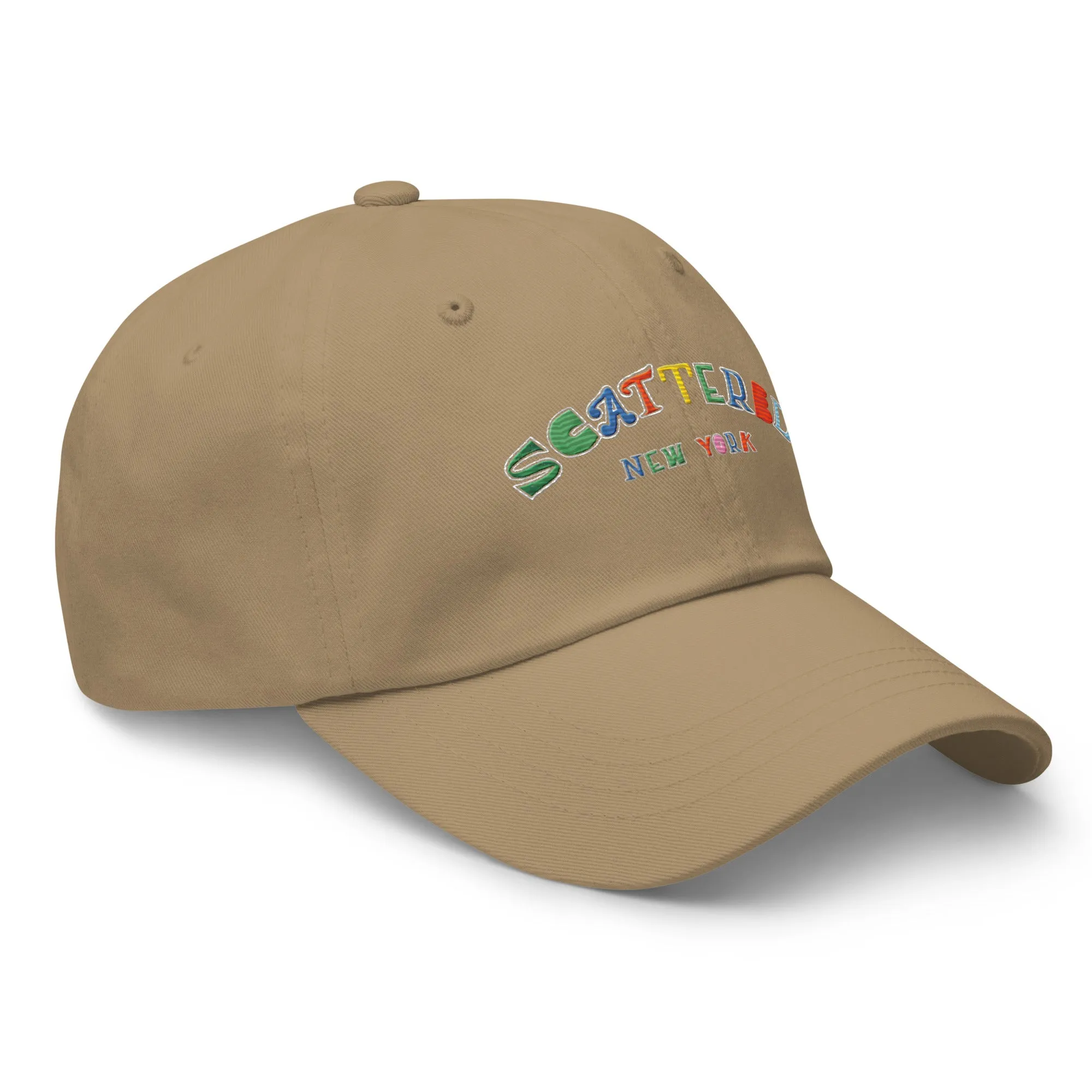 Scattered Van Cleef Style Logo Embroidered Dad Hat