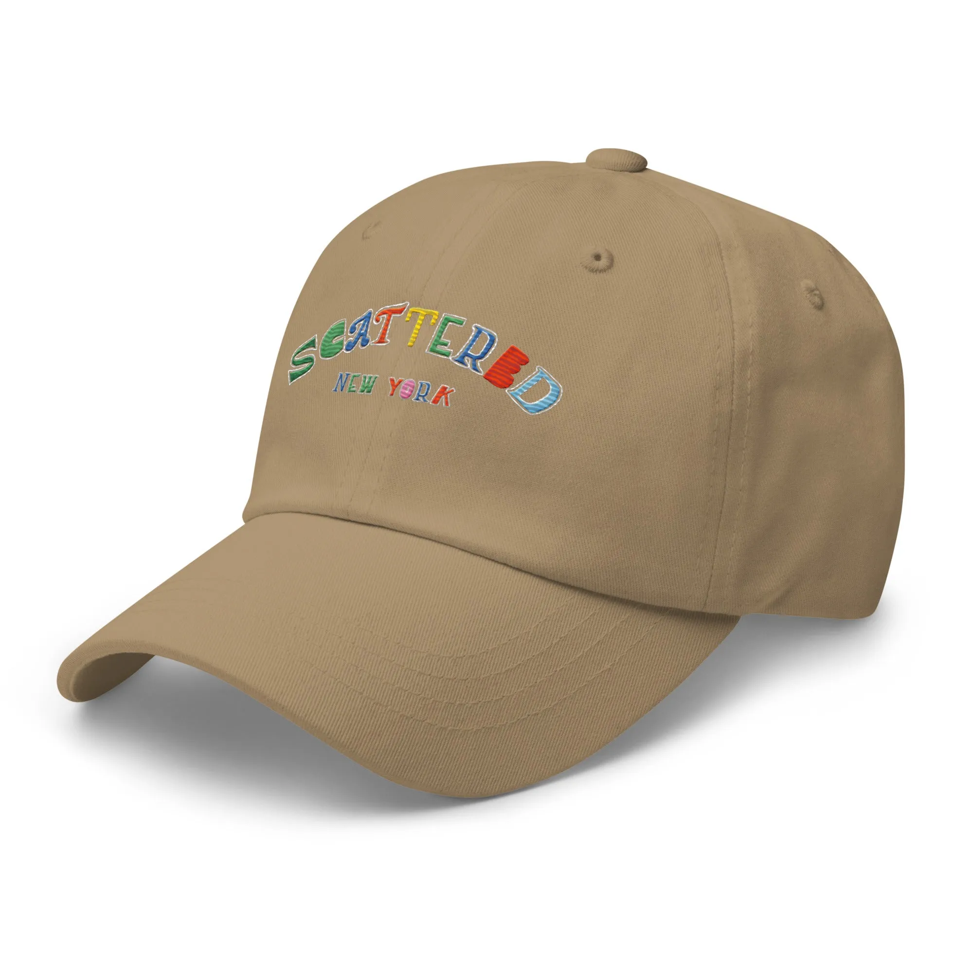 Scattered Van Cleef Style Logo Embroidered Dad Hat