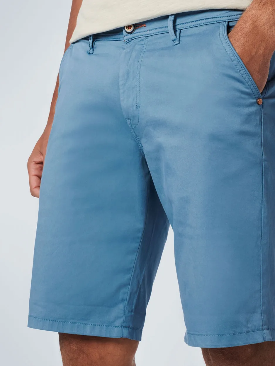 Short Chino Garment Dyed Twill Stretch | Blue