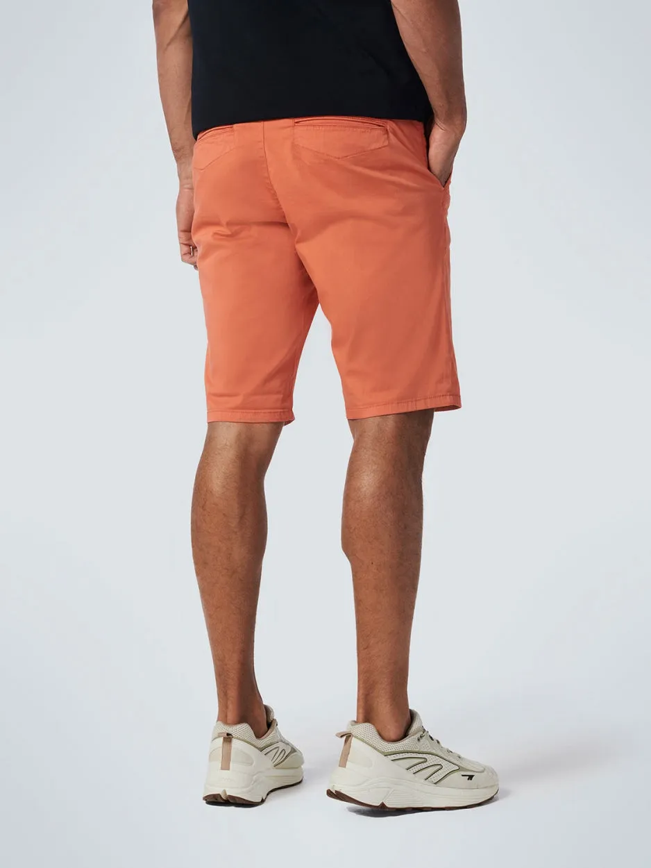 Short Chino Garment Dyed Twill Stretch | Papaya