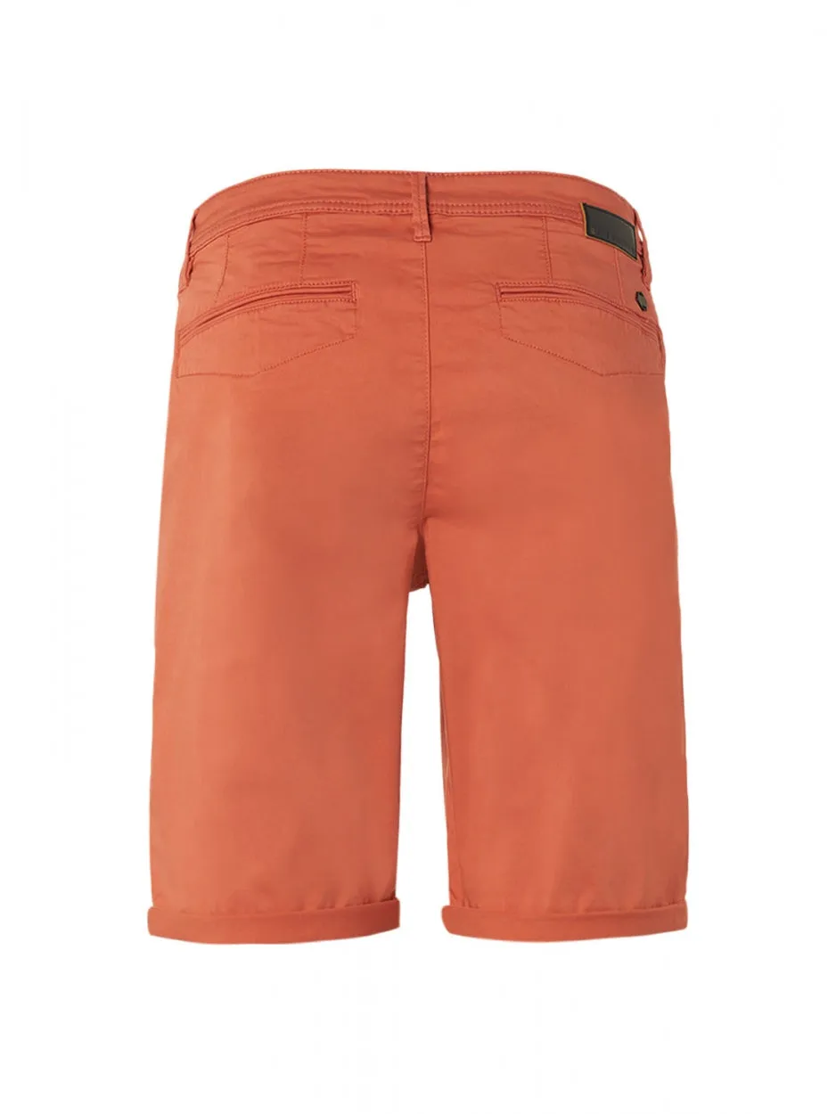 Short Chino Garment Dyed Twill Stretch | Papaya