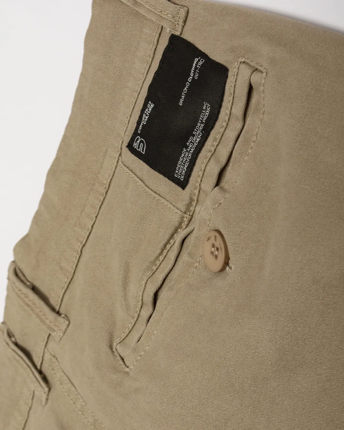 Short Drill Hudson Beige