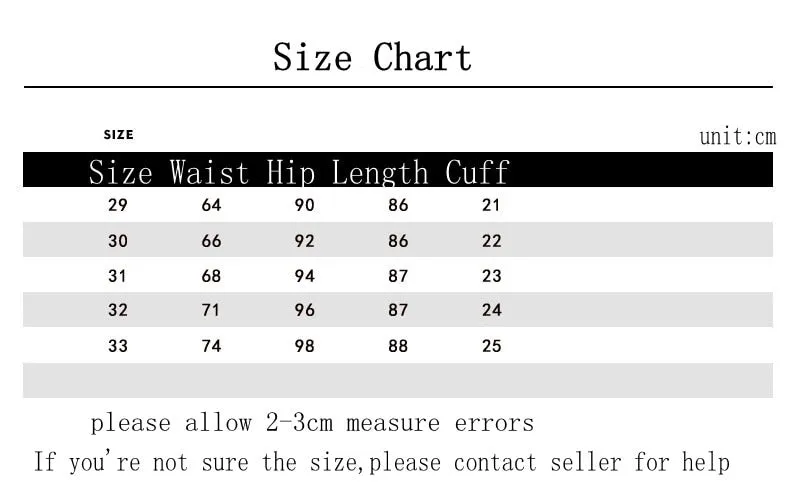 Side and Back Cargo Pockets Streetwear Style Men Casual Jogger Pants