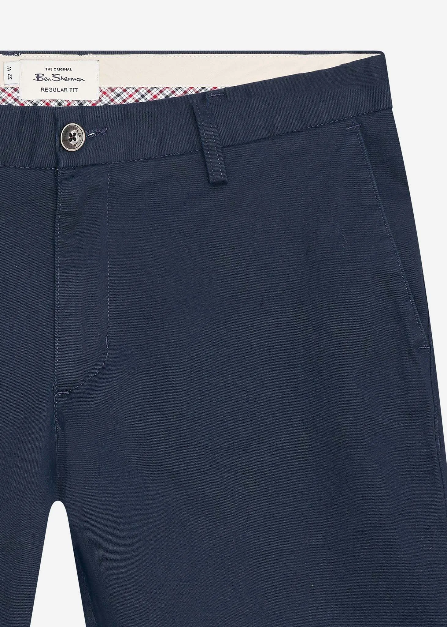 Signature chino short - dark navy