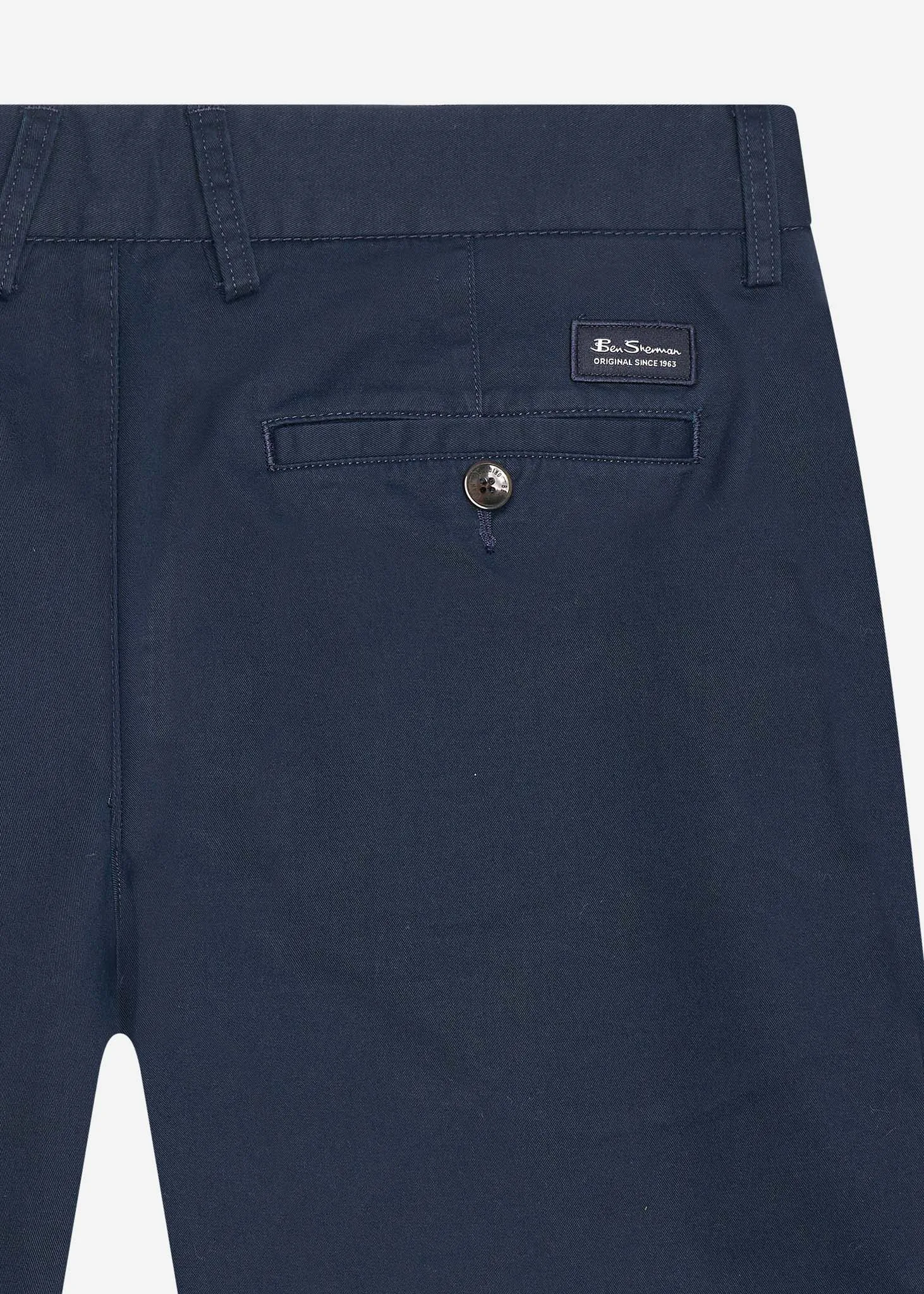 Signature chino short - dark navy