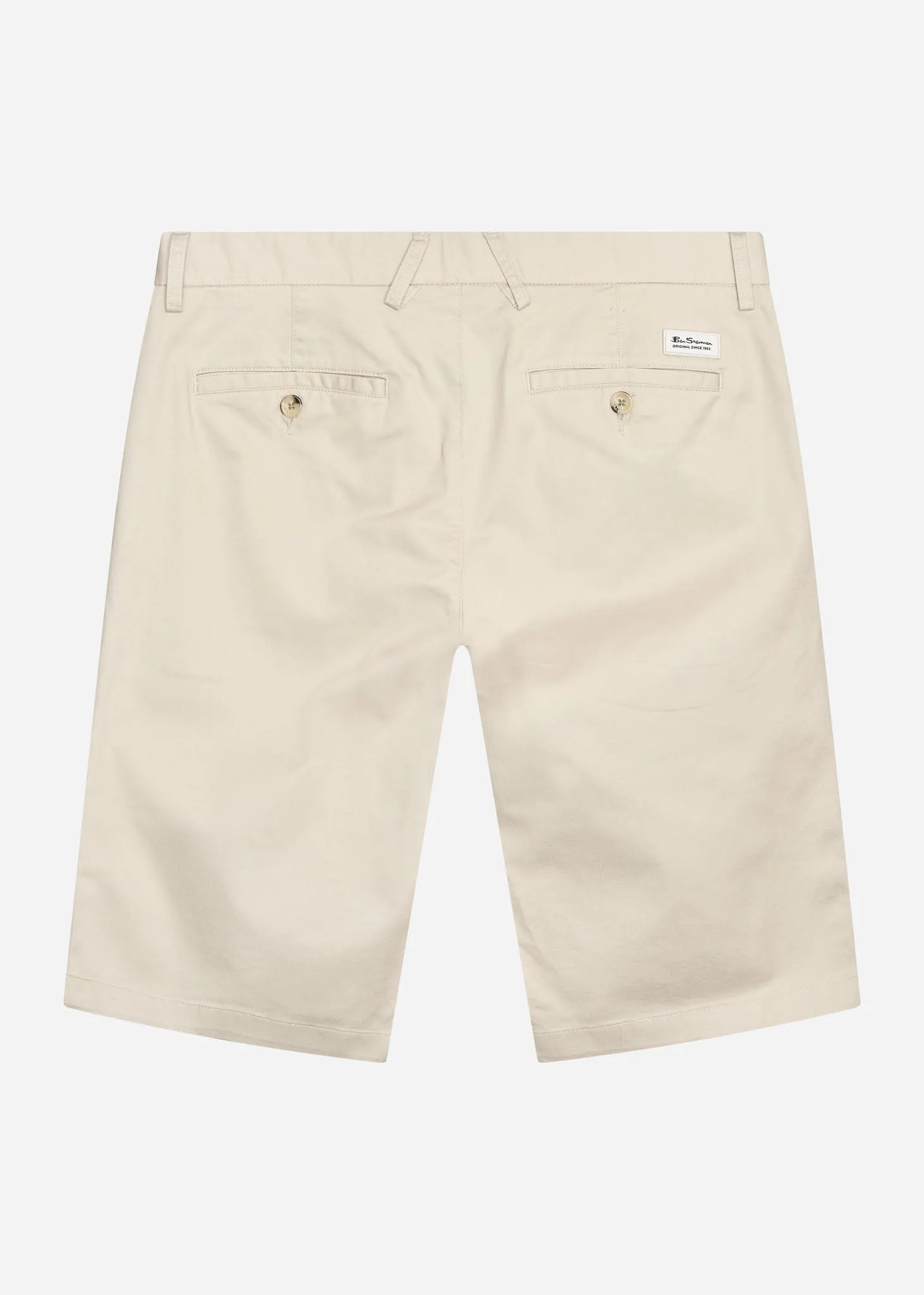 Signature chino short - putty