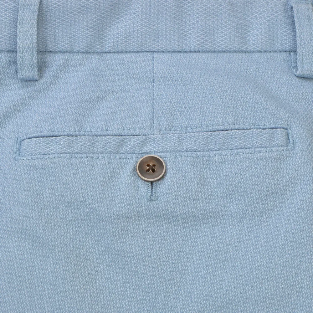 Sky Blue Microweave Chino Trousers