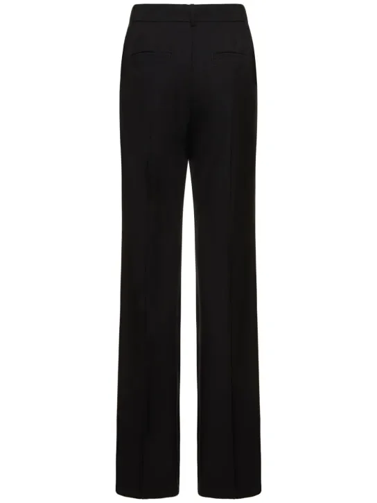 Sportmax   Oxalis stretch wool straight pants 