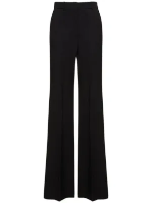 Sportmax   Oxalis stretch wool straight pants 