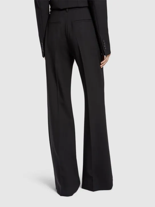 Sportmax   Oxalis stretch wool straight pants 