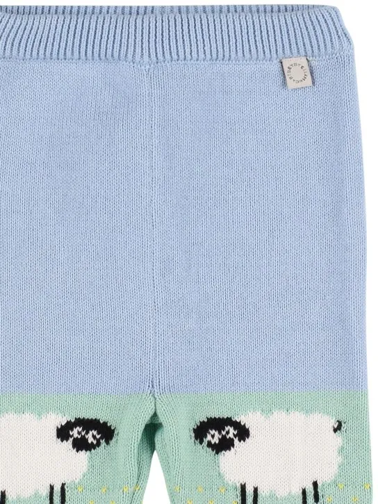 Stella McCartney Kids   Cotton intarsia knit pants 