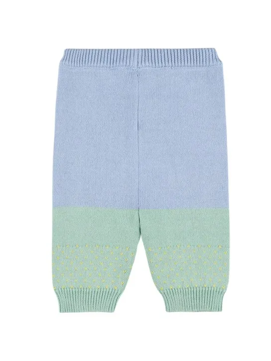 Stella McCartney Kids   Cotton intarsia knit pants 