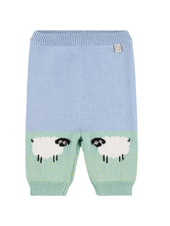 Stella McCartney Kids   Cotton intarsia knit pants 