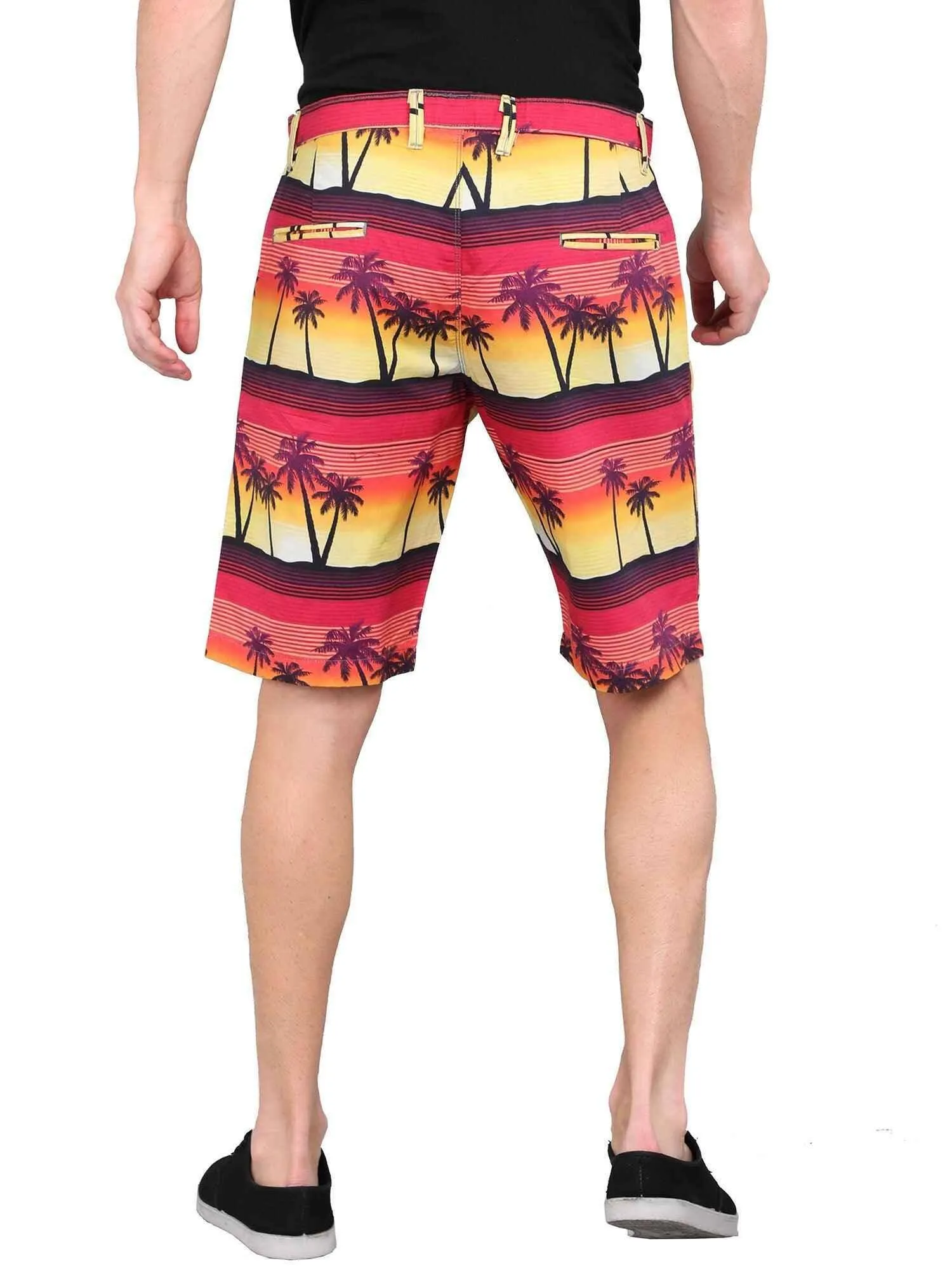 Sun Set Digital Printed Giza Cotton Men's Shorts