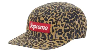 Supreme Washed Chino Twill Camp Cap - Leopard