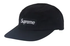 Supreme Washed Chino Twill Camp Cap (SS24) Black