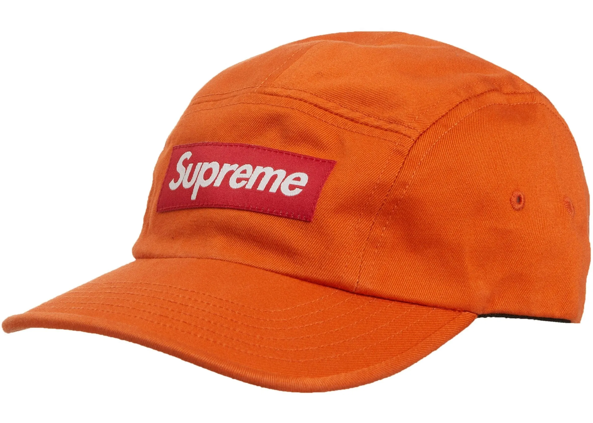 Supreme Washed Chino Twill Camp Cap (SS24) - Burnt Orange