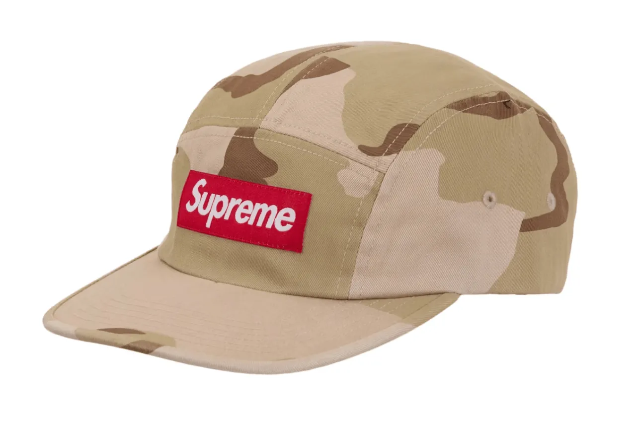 Supreme Washed Chino Twill Camp Cap (SS24) Camo