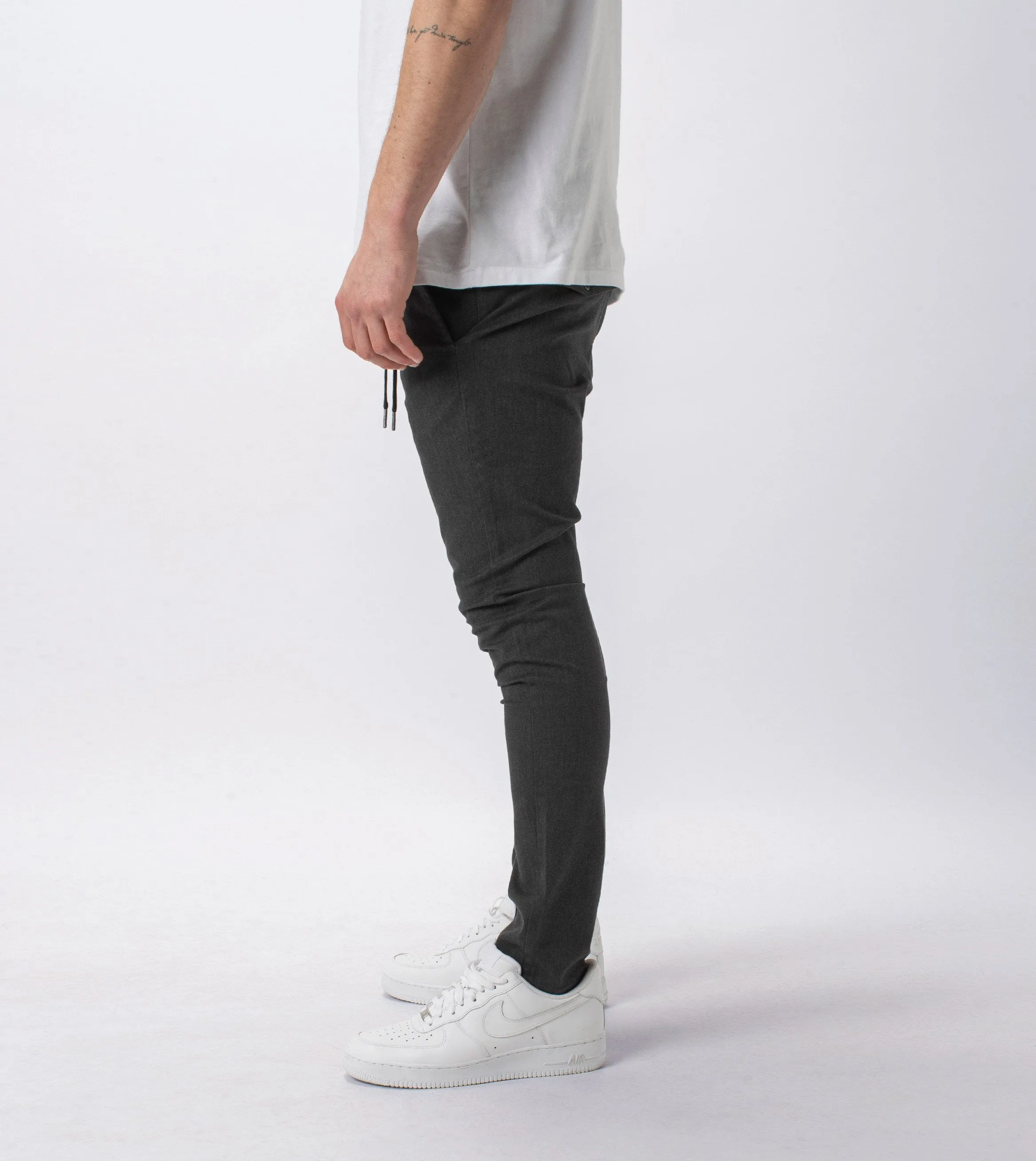 Sureshot Chino Charcoal Marle - Sale