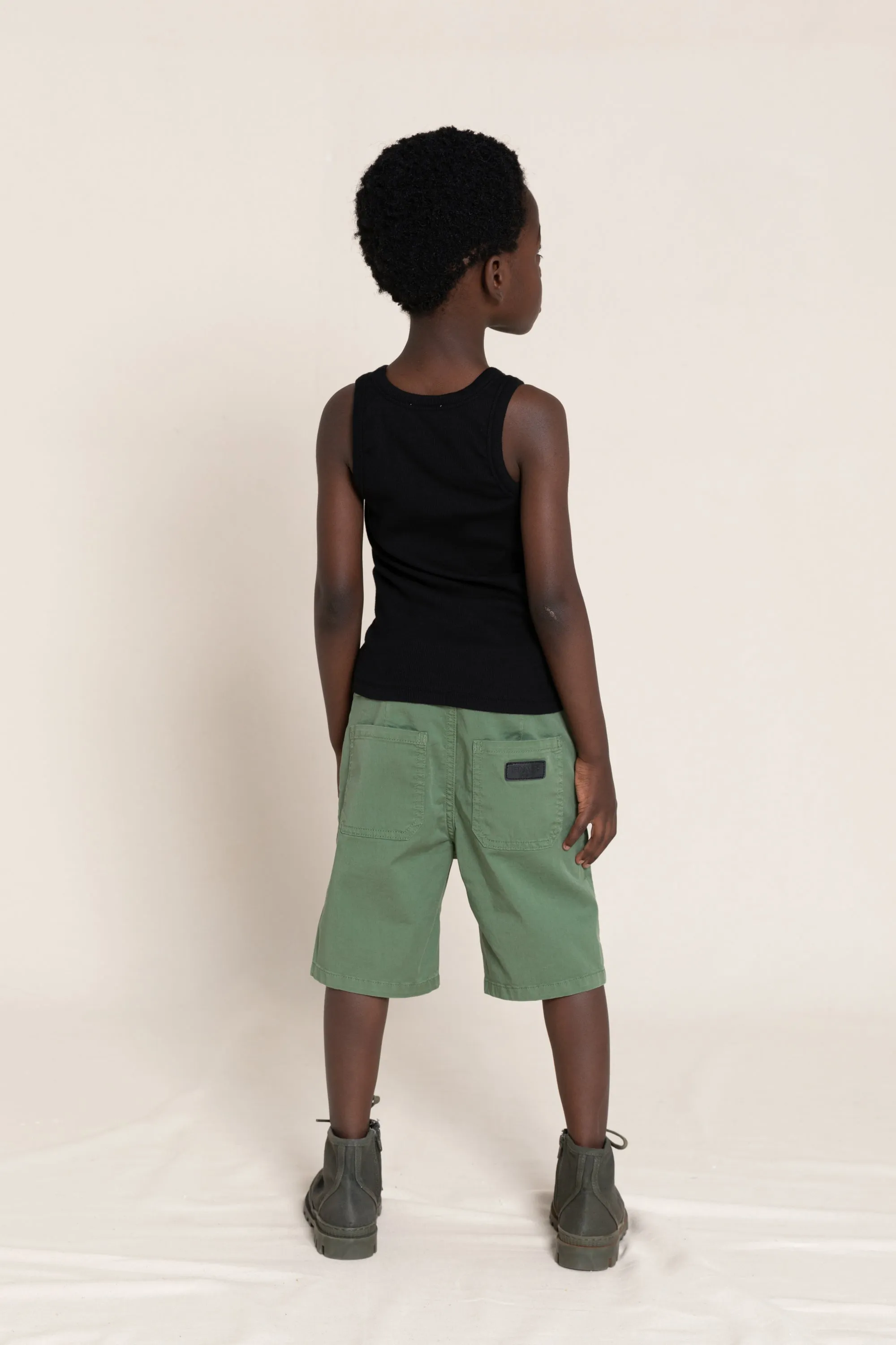 SURFER Stone Khaki - Chino Fit Bermuda Shorts