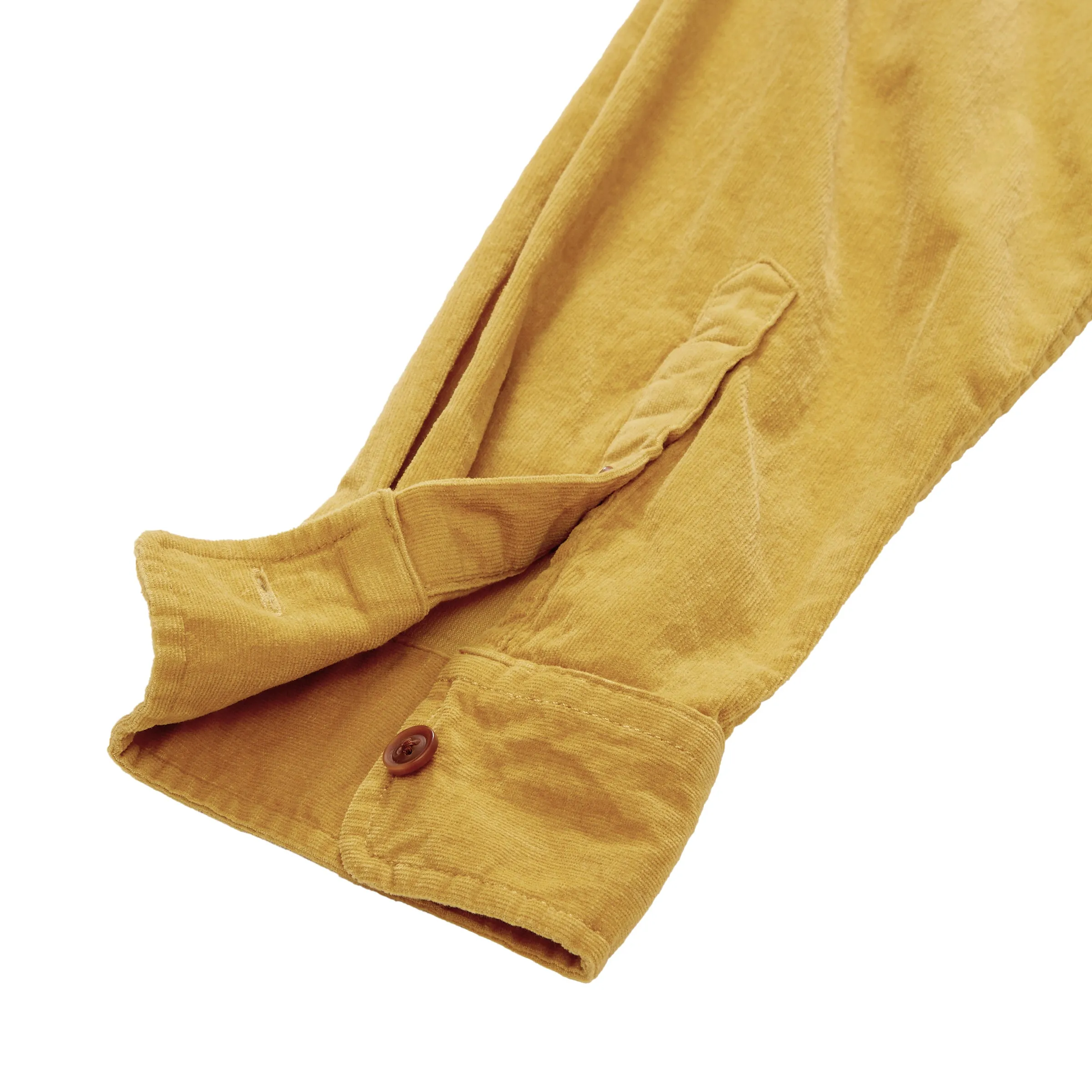 Sutherland Stretch Corduroy Shirt - Mustard