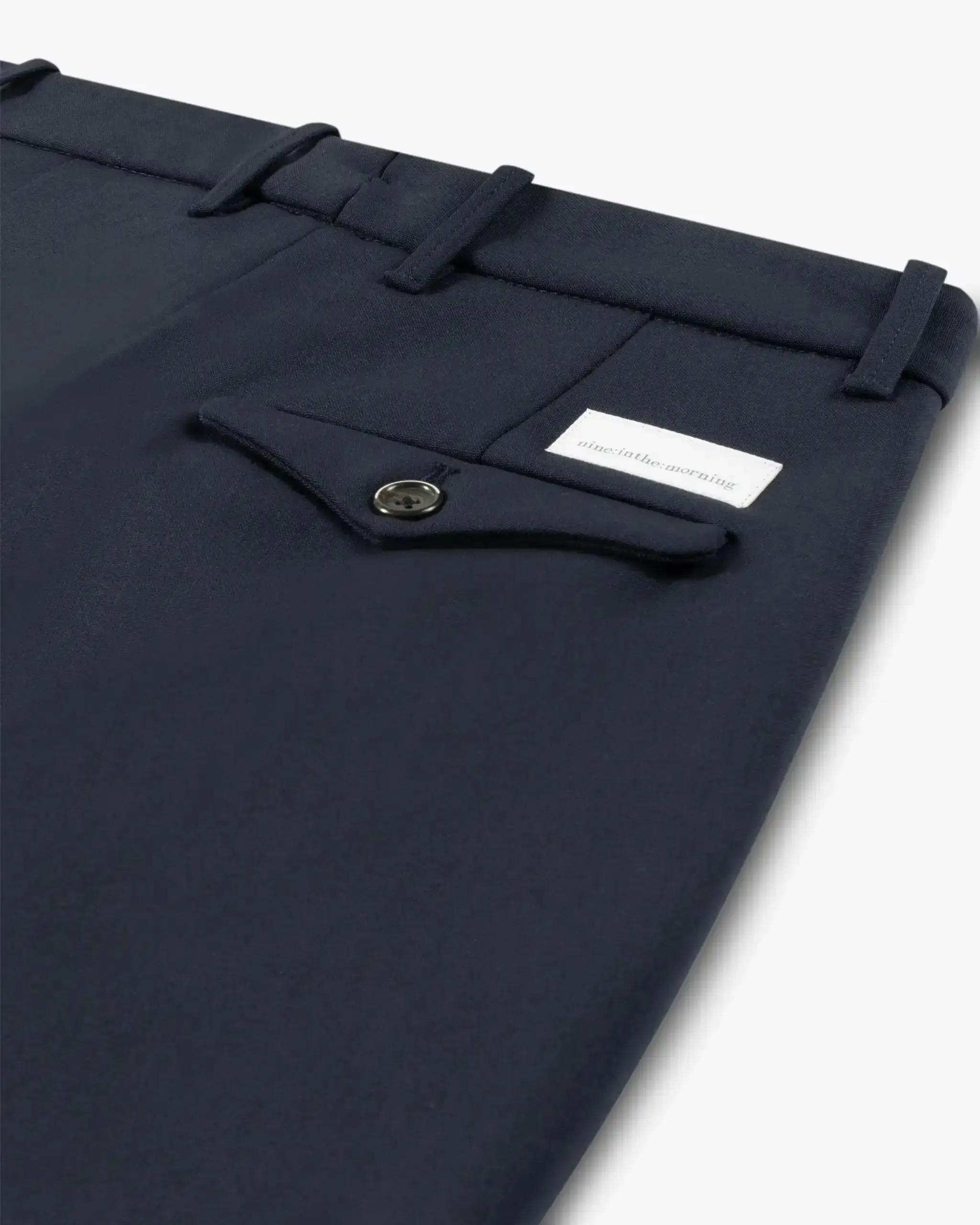 Tech Wolle Blau Chino Fit von Nine in the Morning