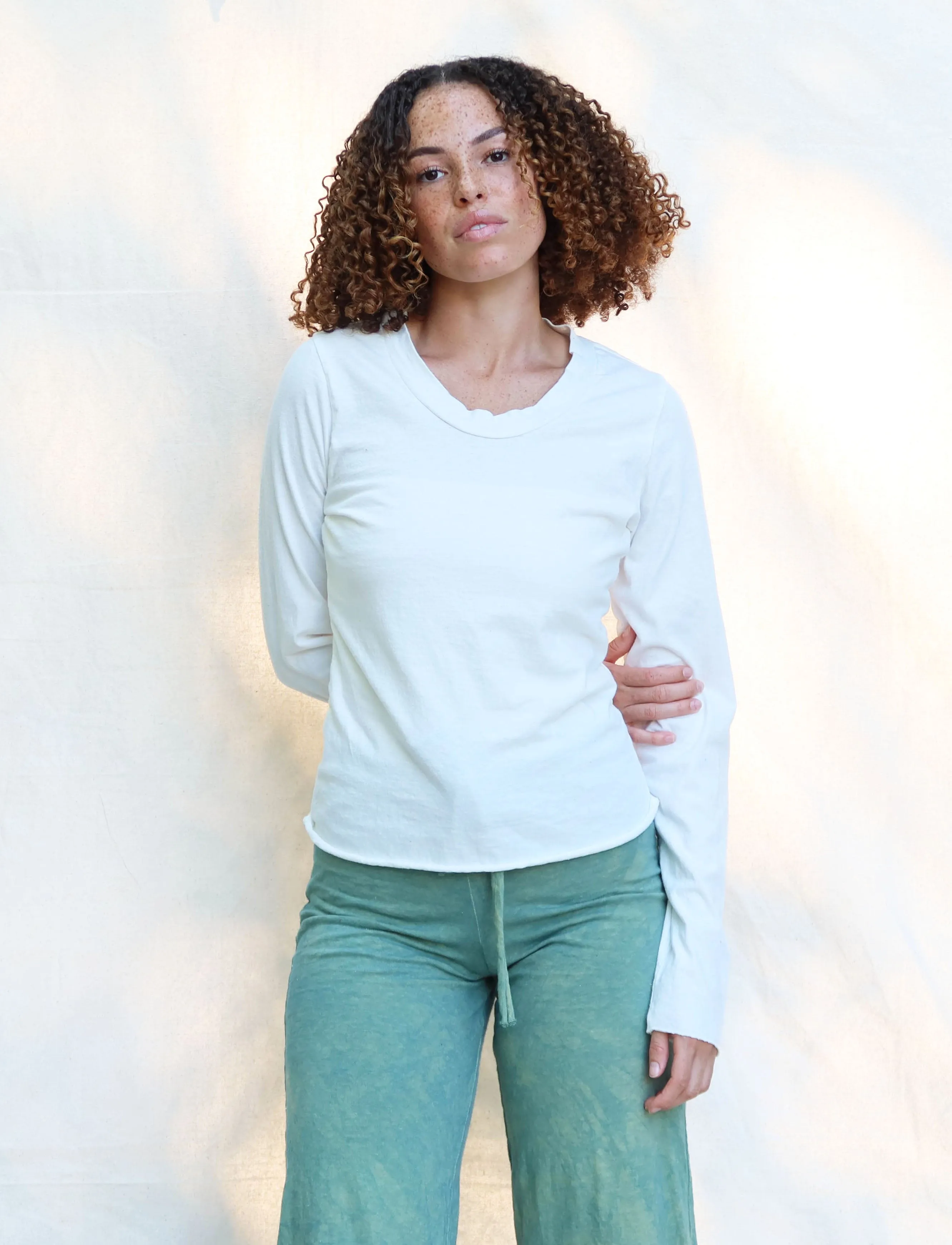 Tee Simplicity Cropped Shirt