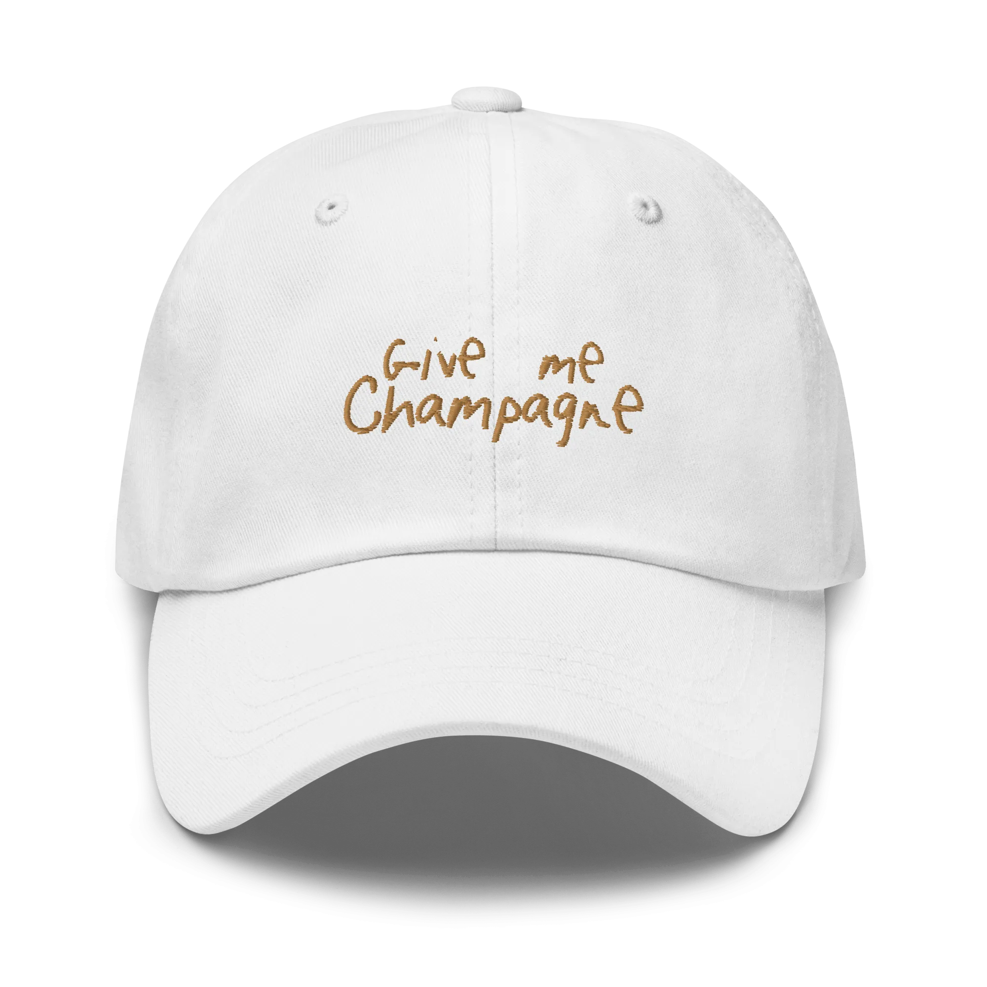 The Give Me Champagne Dad hat