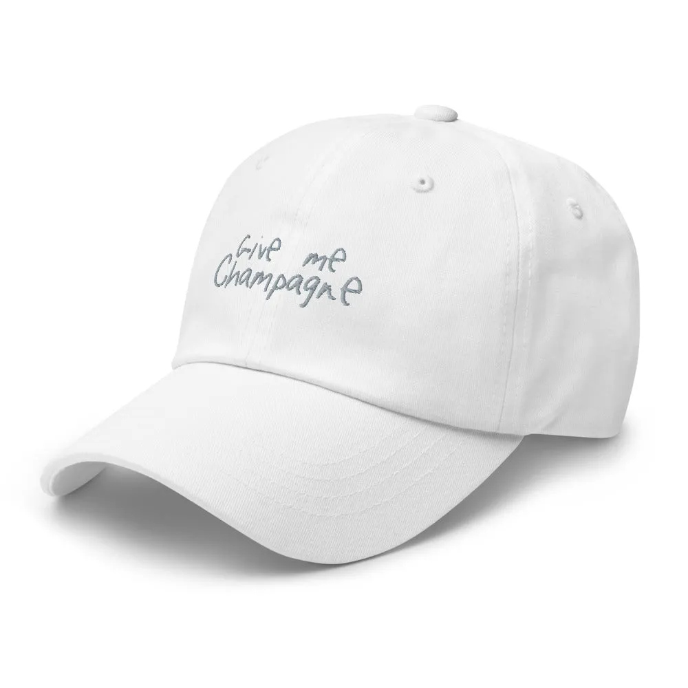 The Give Me Champagne Dad hat