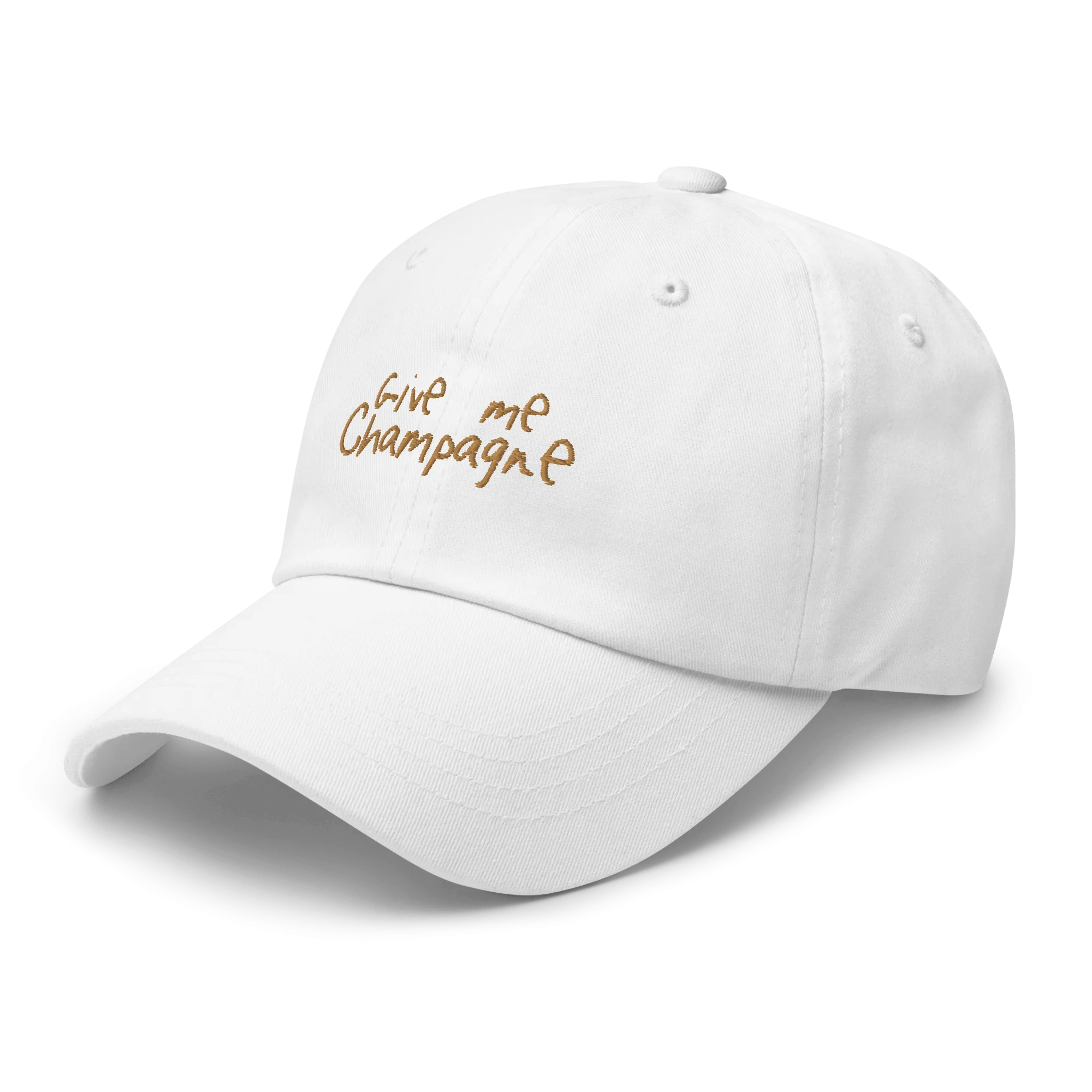 The Give Me Champagne Dad hat