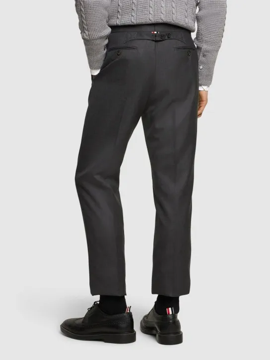 Thom Browne   Wool straight pants 