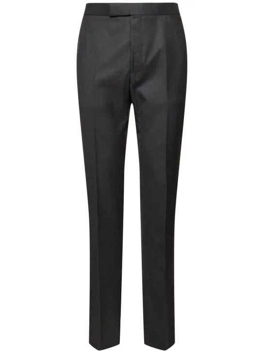 Thom Browne   Wool straight pants 