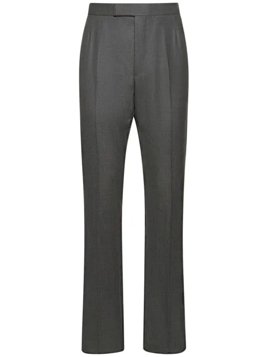 Thom Browne   Wool straight pants 