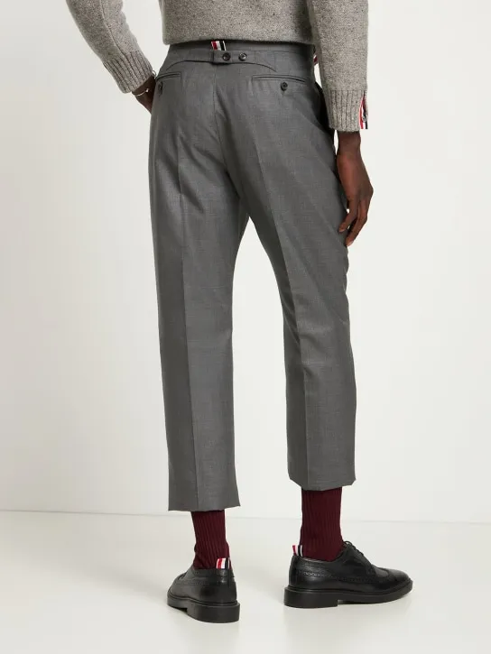 Thom Browne   Wool straight pants 