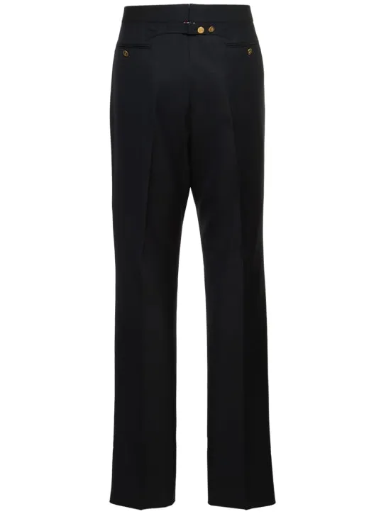 Thom Browne   Wool straight pants 