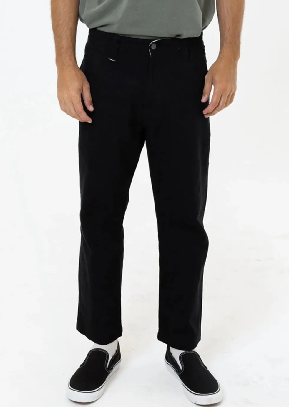 Thrills Union Work Chino Black