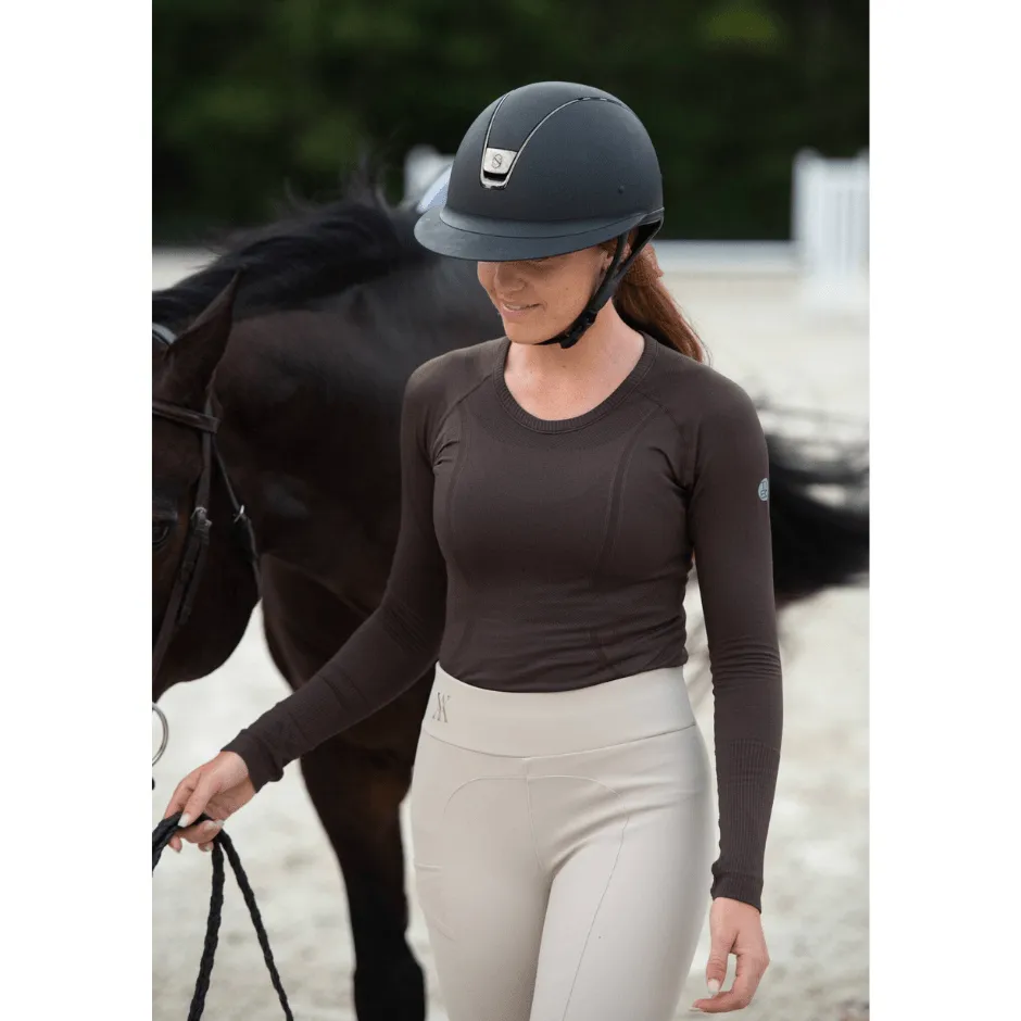 TKEQ Kennedy Seamless 2.0 Long Sleeve - Espresso