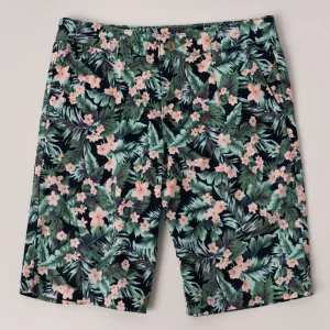 Tropical Floral Chino Short