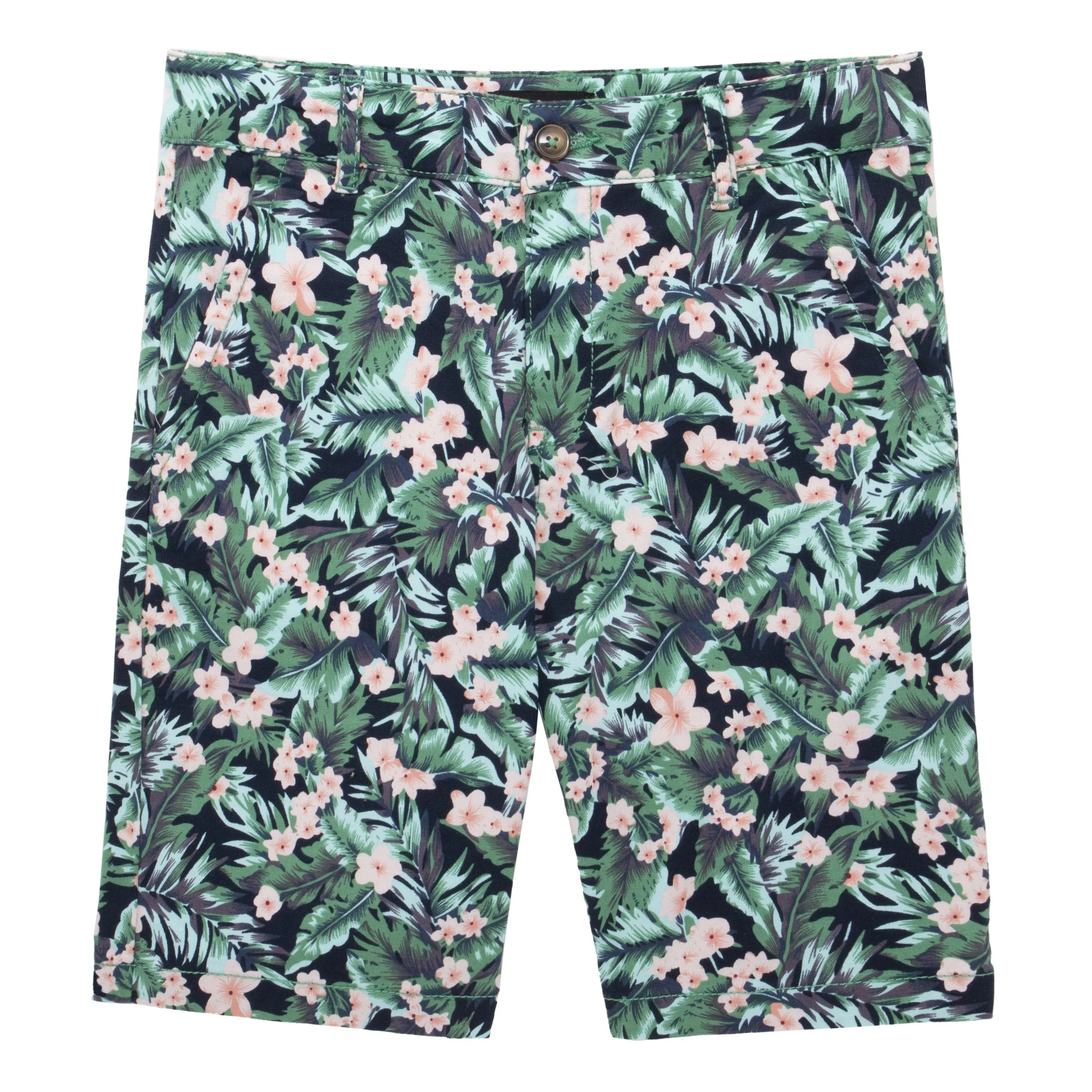 Tropical Floral Chino Short