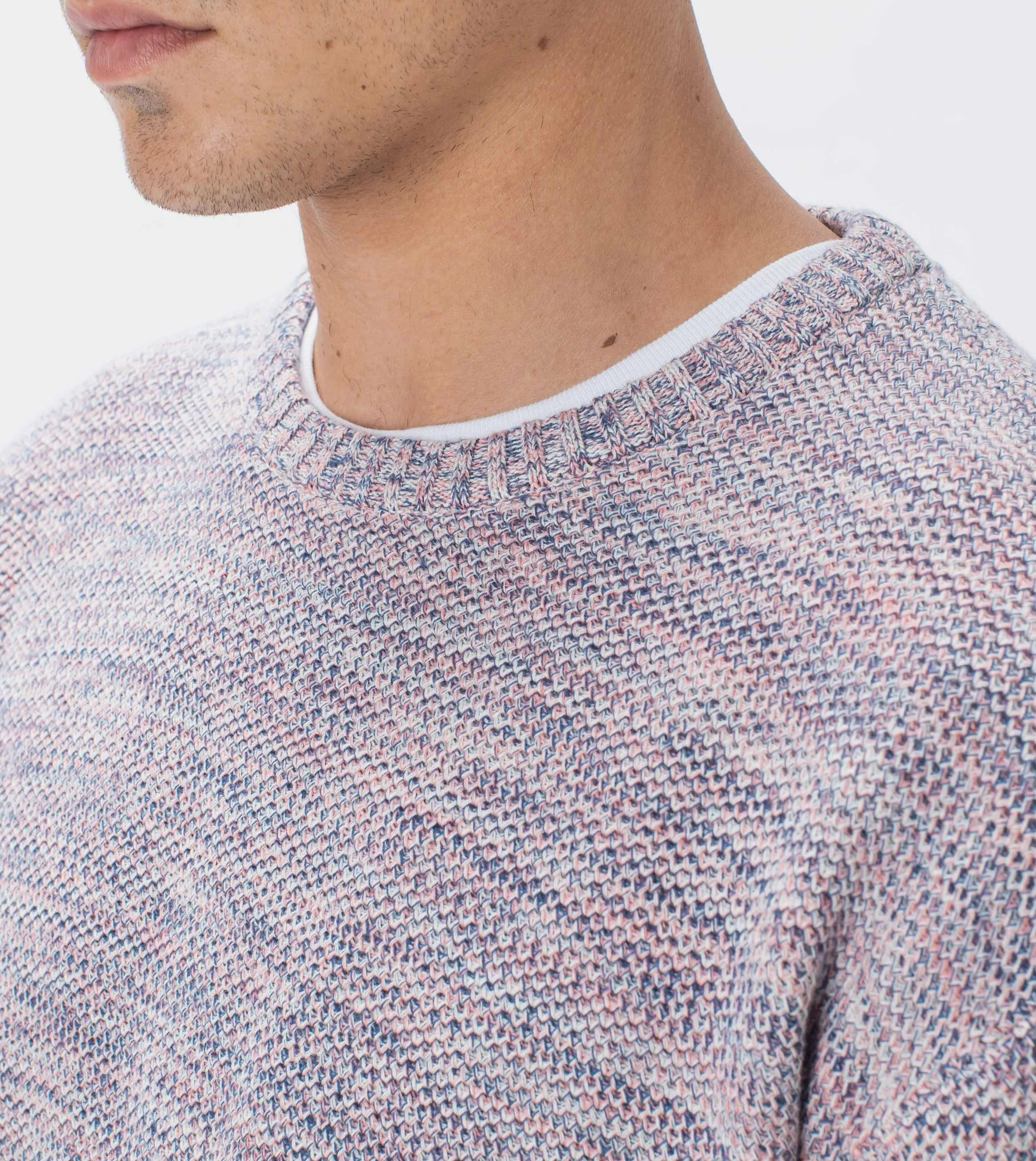 Twisted Crew Knit Sherbet