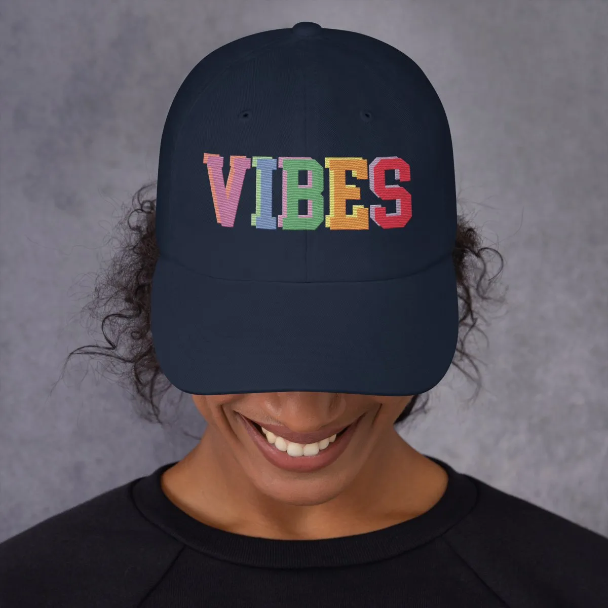 'Vibes' Embroidered Hat