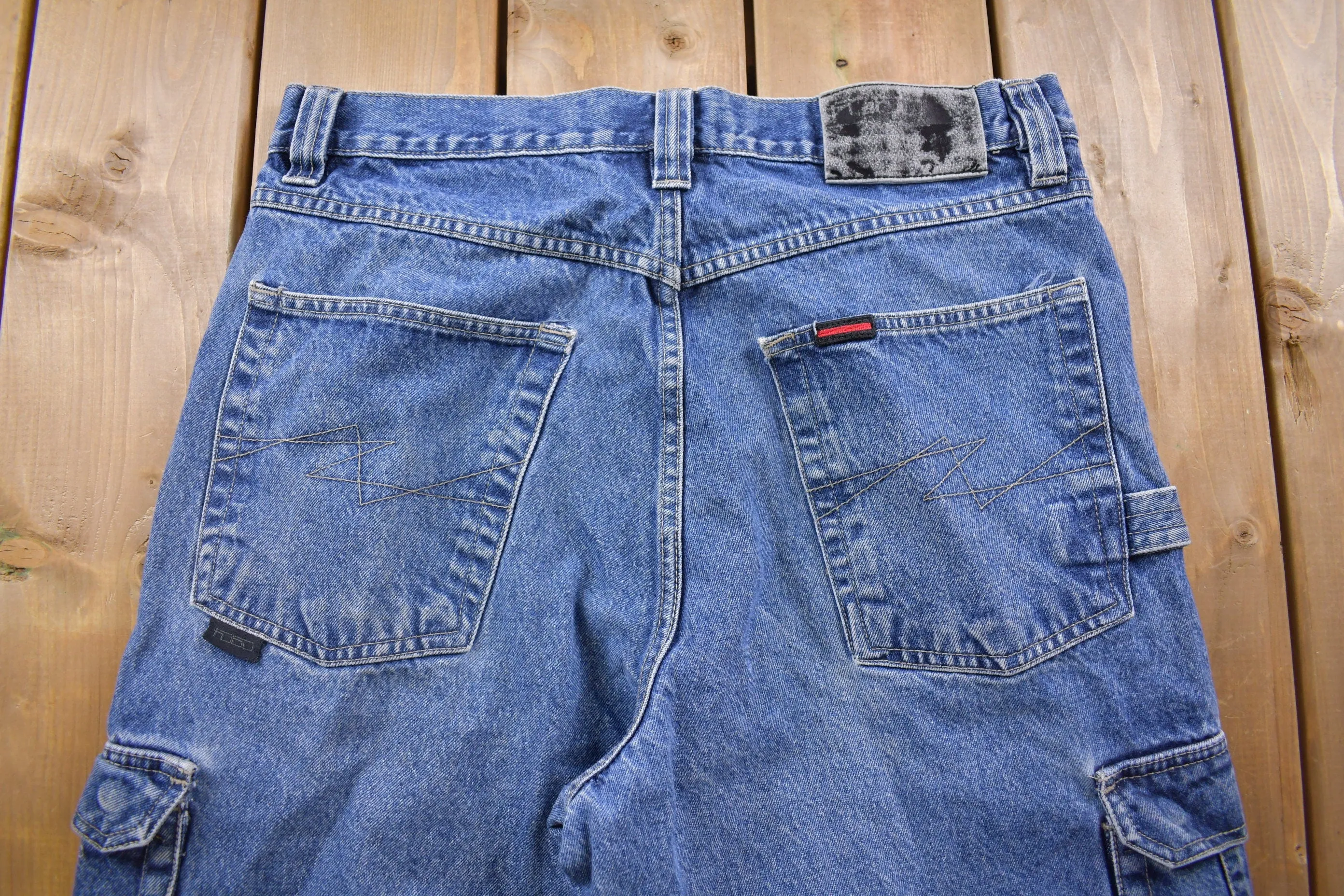 Vintage 1990's FUBU Cargo Jeans 34 x 29