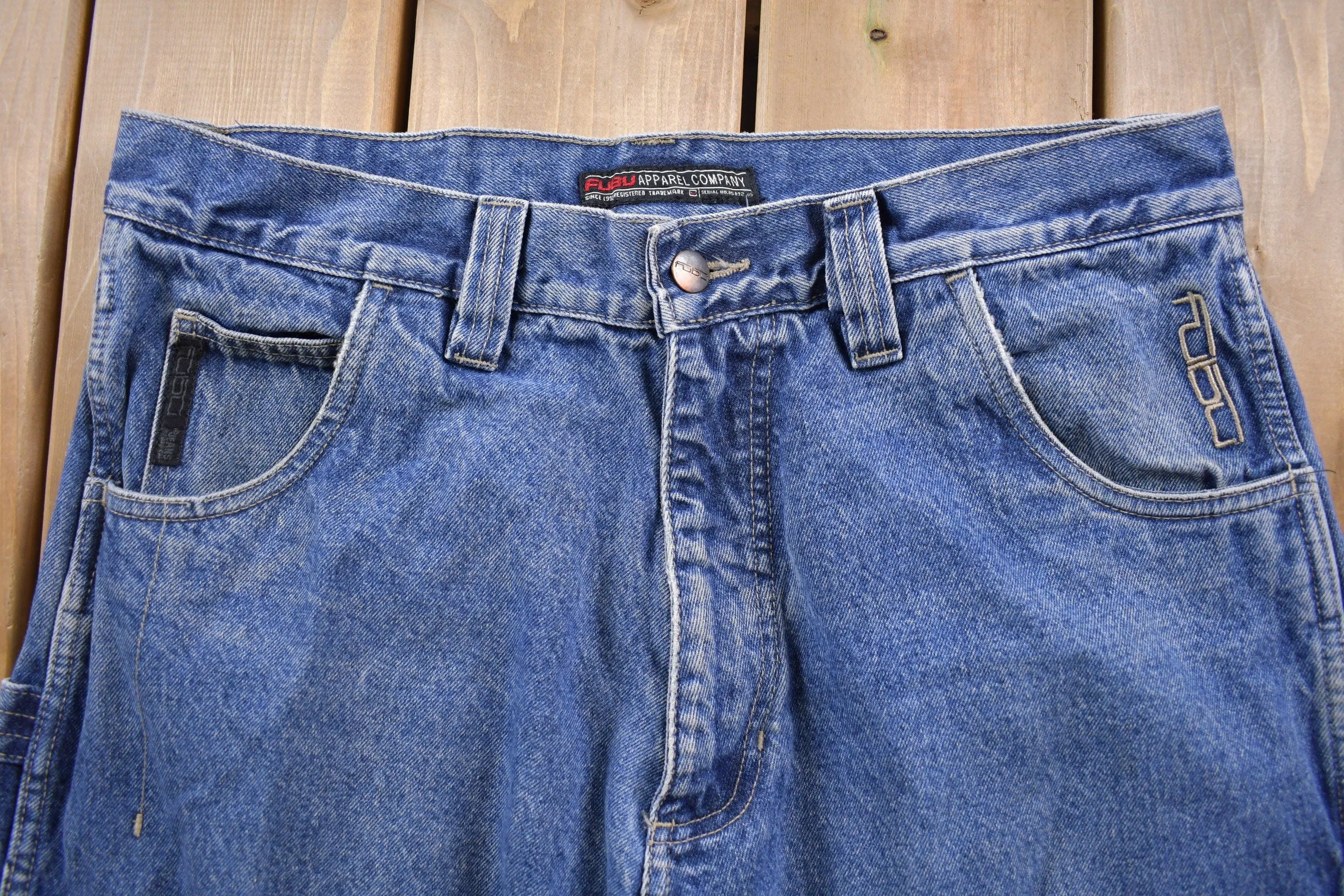 Vintage 1990's FUBU Cargo Jeans 34 x 29